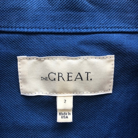 NWOT THE GREAT. CASUAL BUTTON TOP - Picture 5 of 8